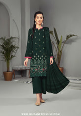Anam by Wijdan Unstitched Fancy Dhanak Collection - 2025 D-01
